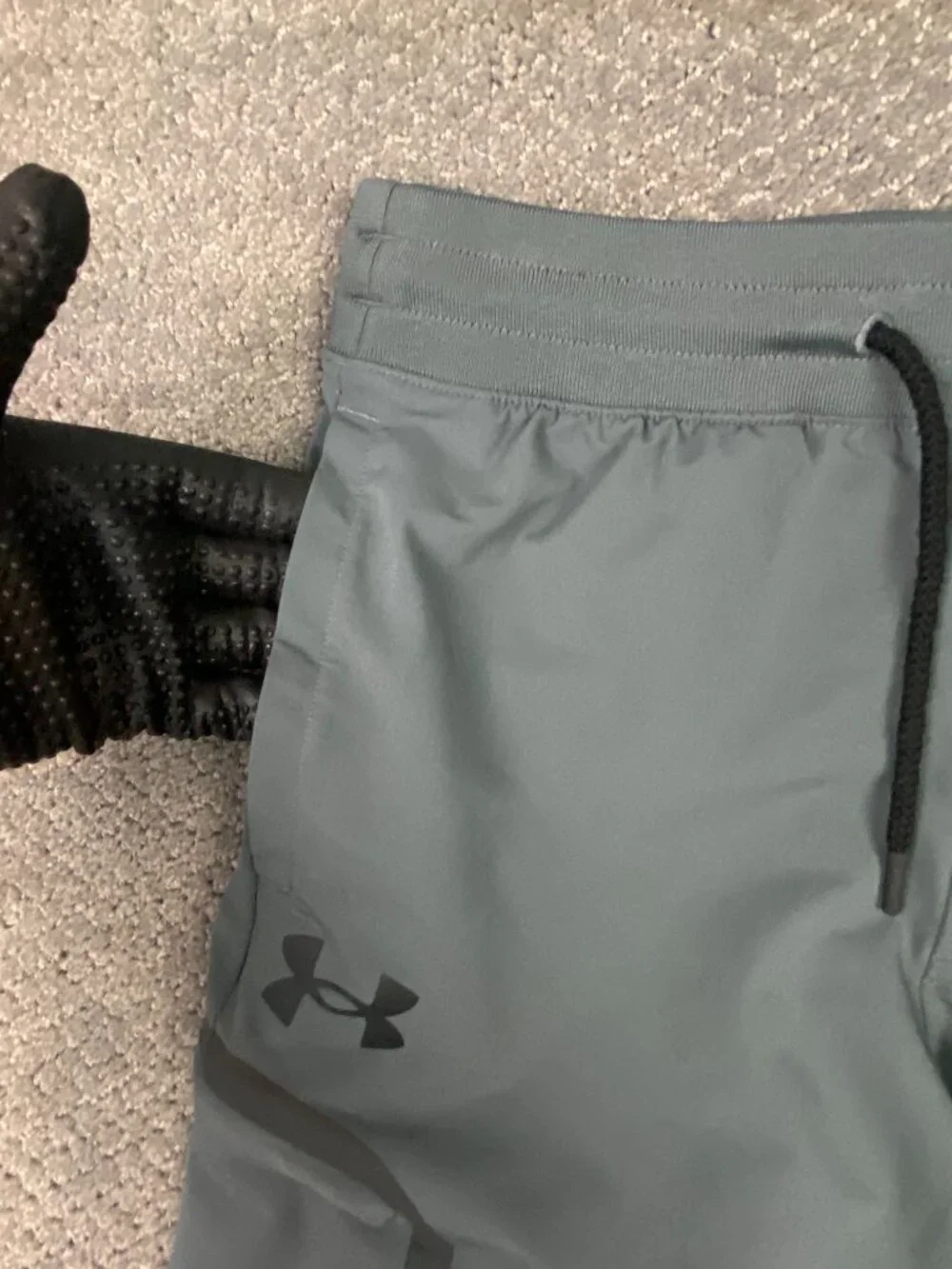 Under Armour Pants Mens Small Gray Sportstyle Elite Cargo Joggers Gym Running UA - Picture 3 of 13